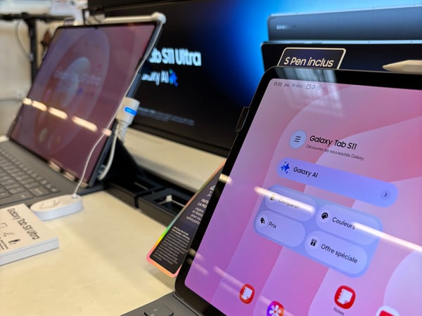 Boulanger Fenouillet Tablette Samsung S11 et S11 Ultra avec clavier et SPen