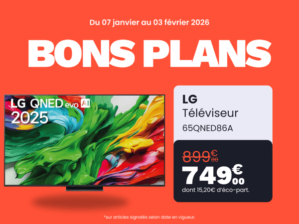 TV Mini LED LG 65QNED86A 4K – Disponible à Boulanger Cahors La TV LG 65QNED86A Mini LED 2025 offre une qualité d’image spectaculaire et des fonctionnalités modernes pour transformer votre salon en véritable salle de cinéma. Disponible dès maintenant chez Boulanger Cahors, elle combine technologie Mini LED et Smart TV intuitive.