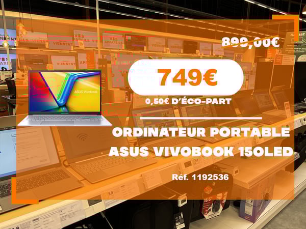 ORDINATEUR PORTABLE ASUS VIVEBOOK 15 OLED
