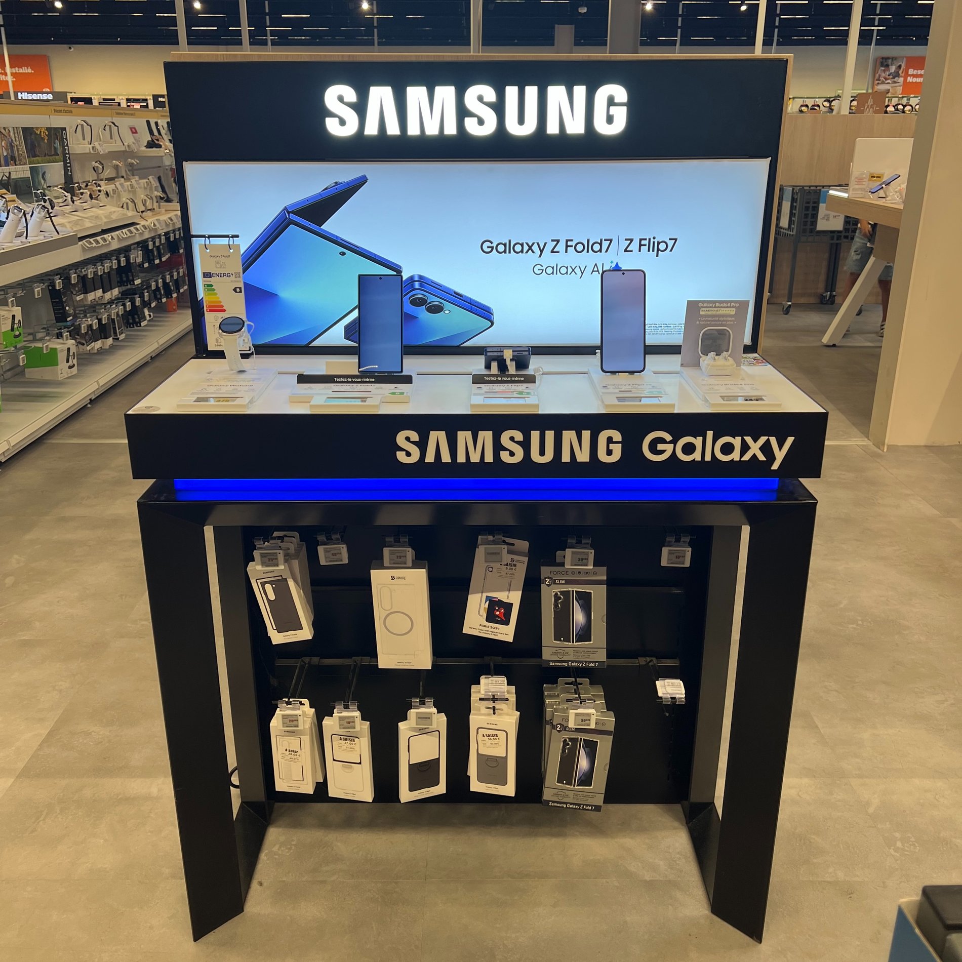 smartphone zflip7 et Zfold7 dans votre magasin boulanger st quentin