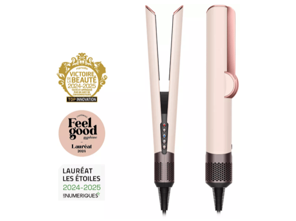 Lisseur séchant DYSON Airstrait Rose Céramique