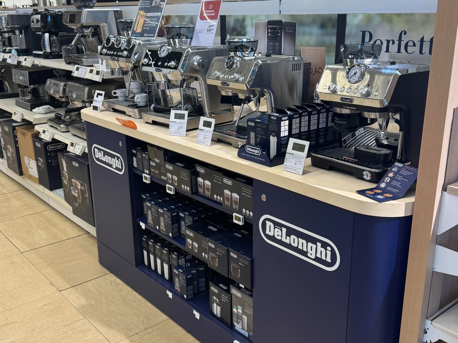 L'univers Delonghi Magasin Boulanger Aubière
