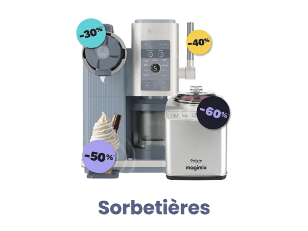 Sorbetières Ninja et Magimix en soldes chez Boulanger Chambéry