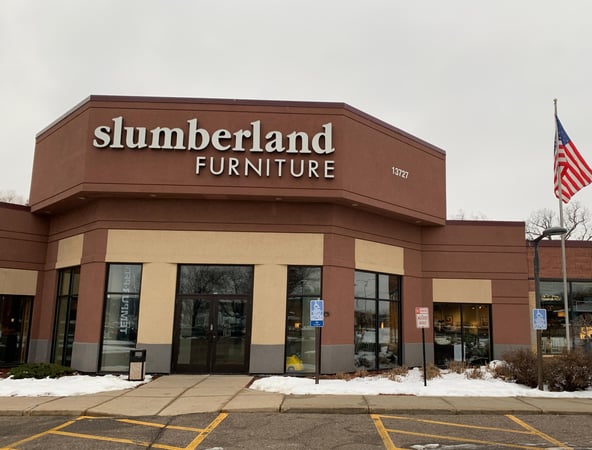 Minnetonka Slumberland Furniture storefront