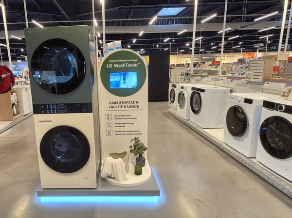 le lave linge de Lg wash tower- Boulanger Vendenheim Reichstett