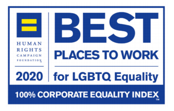 Best Places to Work for LGBTQ Equality 2020 logo