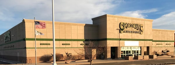 The front entrance of Sportsman's Warehouse in Casper