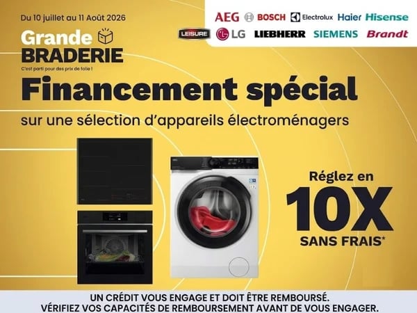 10x sans frais braderie Boulanger Poitiers sud !