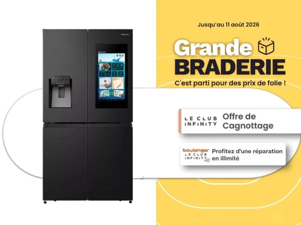 Du froid à prix chaud : c’est la braderie des réfrigérateurs chez Boulanger Anglet!!