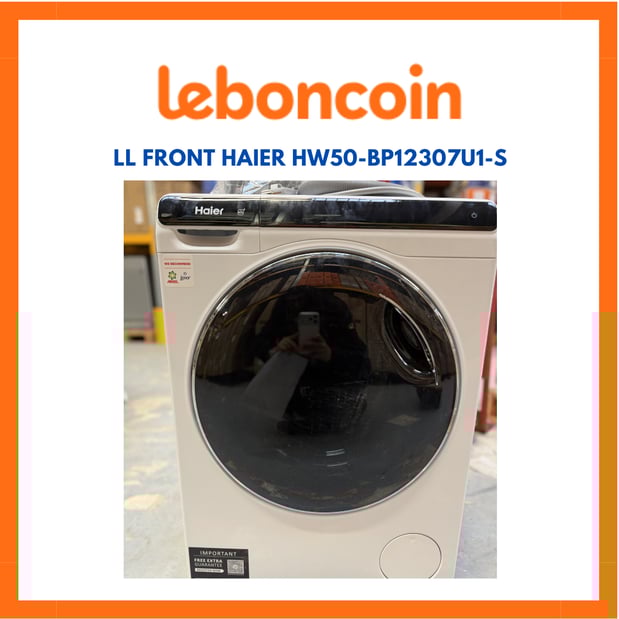 Offre Leboncoin LL Front HAIER HW50-BP12307U1-S  Ref 1223836 Garantie 2 ans chez Boulanger Bordeaux Mérignac.