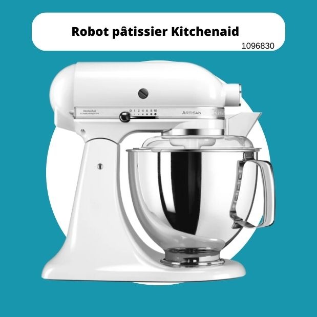 Robot pâtissier Kitchenaid 5KSM175PSEWH Artisan blanc