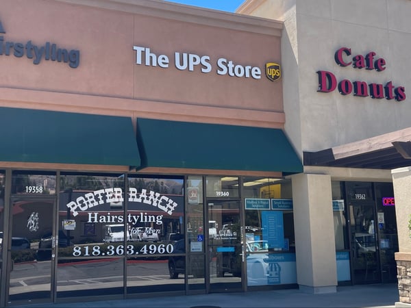 Facade of The UPS Store Porter Ranch
