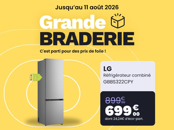 Réfrigérateur combiné LG GBBS322CPY