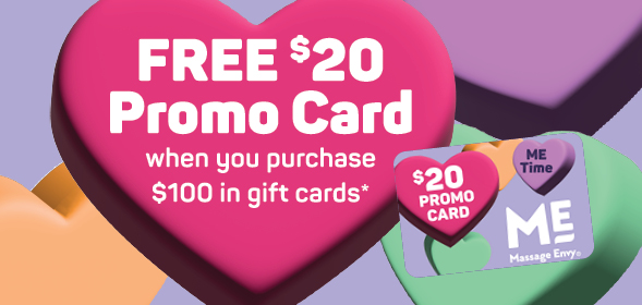 FREE $20 Promo Card when you purchase $100 in gift cards*