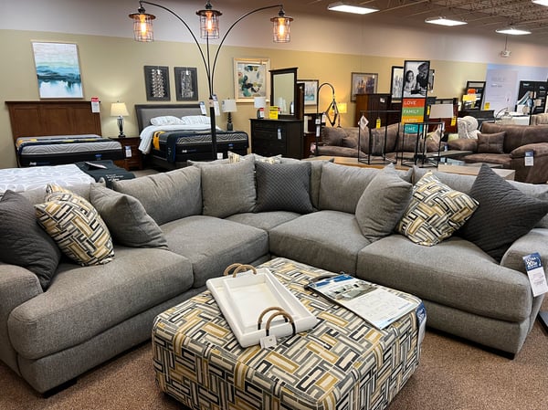 Wake Sectional at Slumberland Furniture Store in Hibbing,  MN