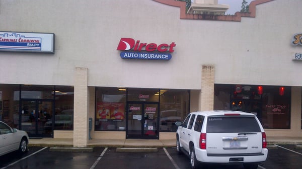 Direct Auto Insurance storefront located at  302 East Dixon Boulevard, Shelby