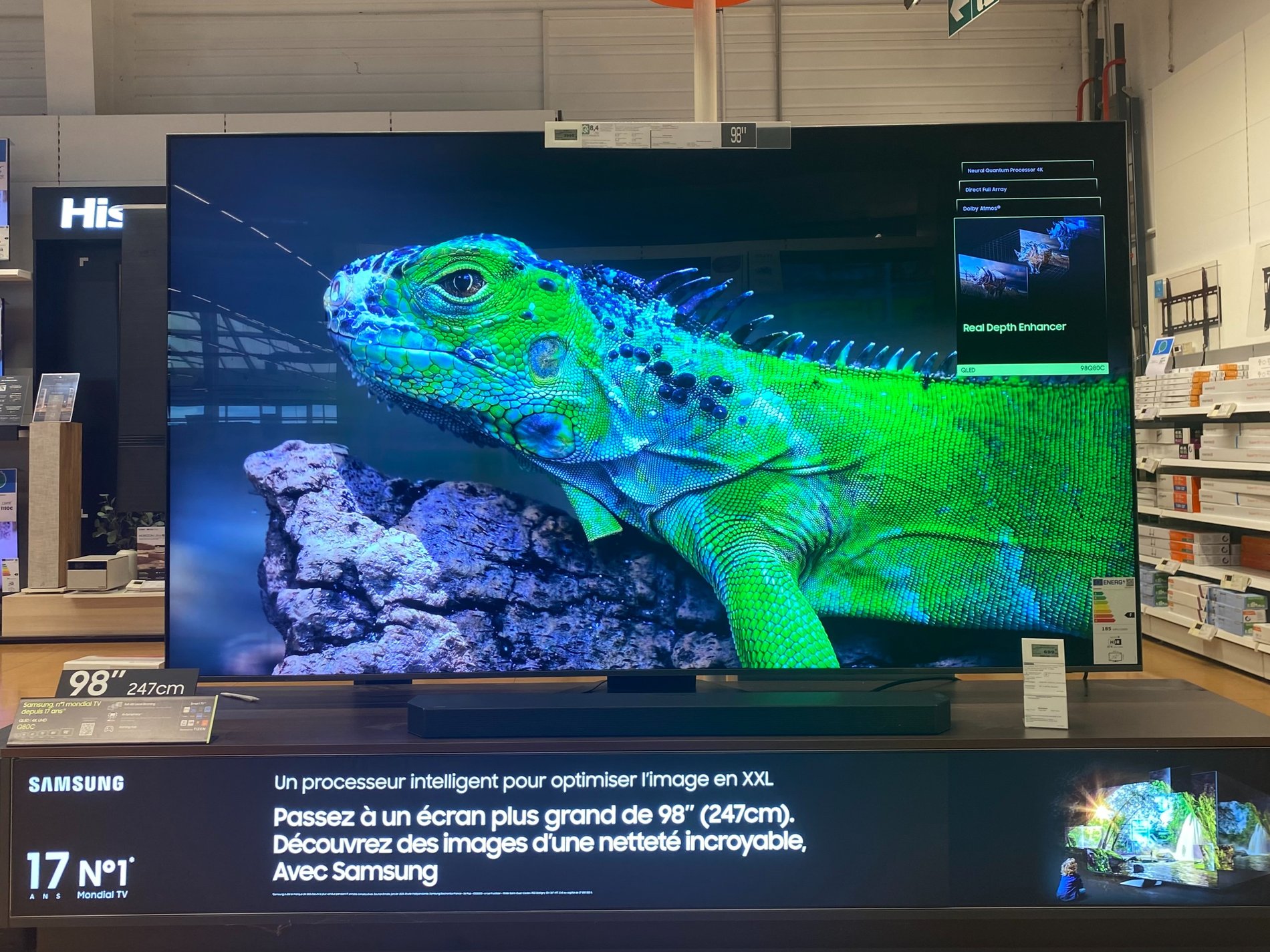 Télévision Samsung QLED Télévision Samsung OLED Boulanger Rennes Chantepie