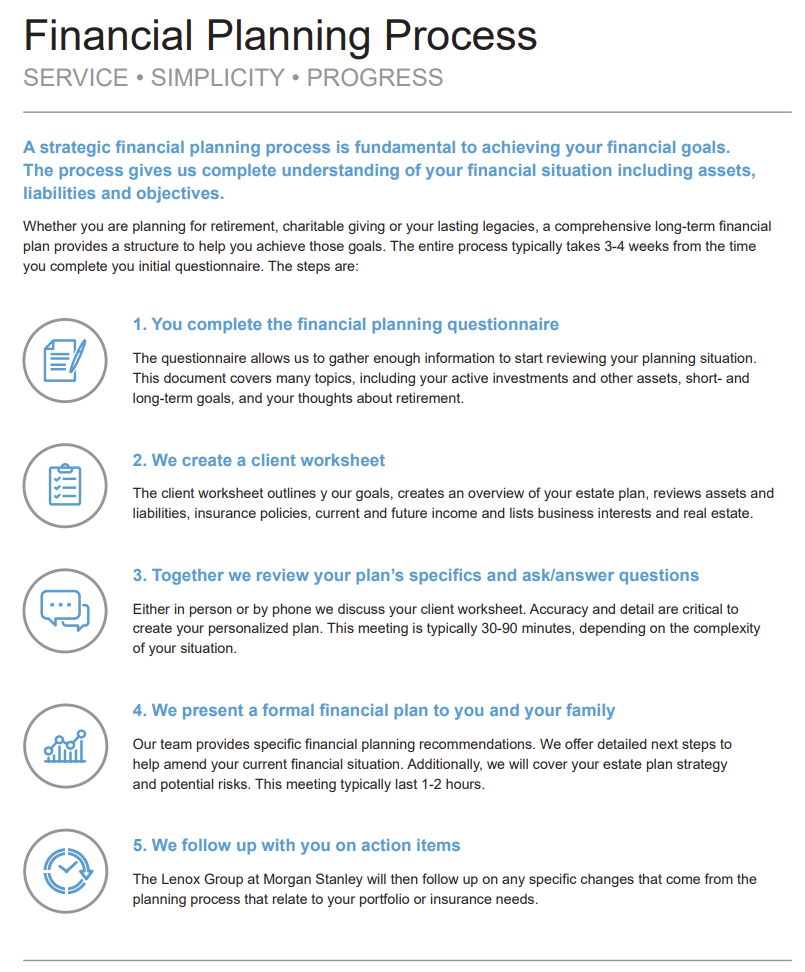 The Lenox Group New York, NY Stanley Wealth Management