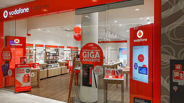 Vodafone-Shop in Stuttgart, Mailänder Platz 7