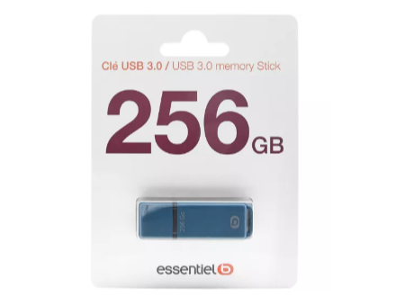 Clé USB Essentielb 256Go USB 3.0
