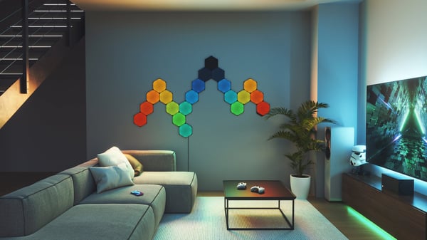 Lassen Sie Ihren Raum so leuchten wie nie zuvor – mit diesem limited edition Shapes Hexagon Ultraschwarz.