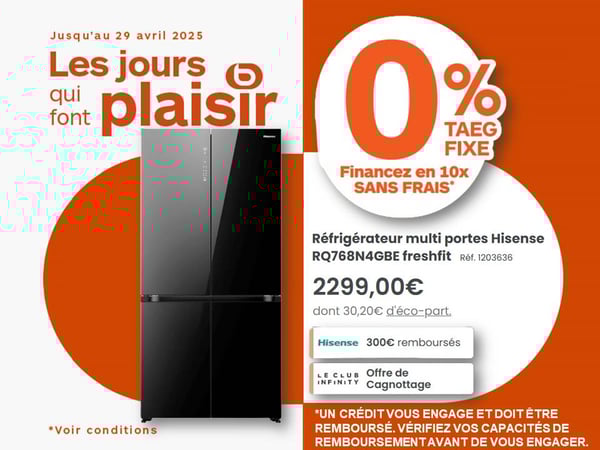 frigo hisense Montauban