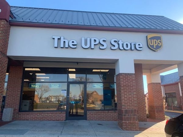 Storefront of The UPS Store in Centreville, VA
