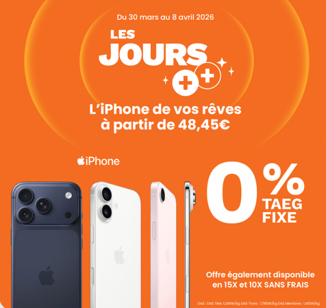 📱 Les Jours ++ chez Boulanger Chambray : L'iPhone de vos rêves à partir de 48,45€/mois ! 🚀