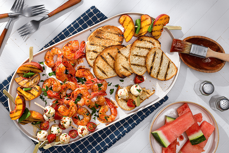 grilled seafood for Labor Day
