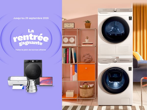 rentree
lave linge seche samsung lg
boulanger agen boe