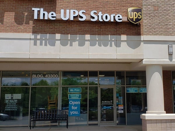 Facade of The UPS Store Ashburn