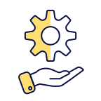 Hand with Cog Icon