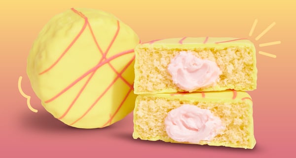 A Strawberry  flavored cake from MOD Pizza