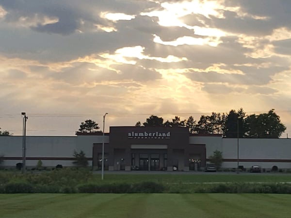 Slumberland Furniture Store in Amery,  WI - Storefront street view