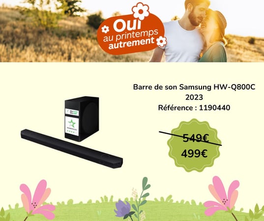 Barre de son Samsung HW-Q800C 2023