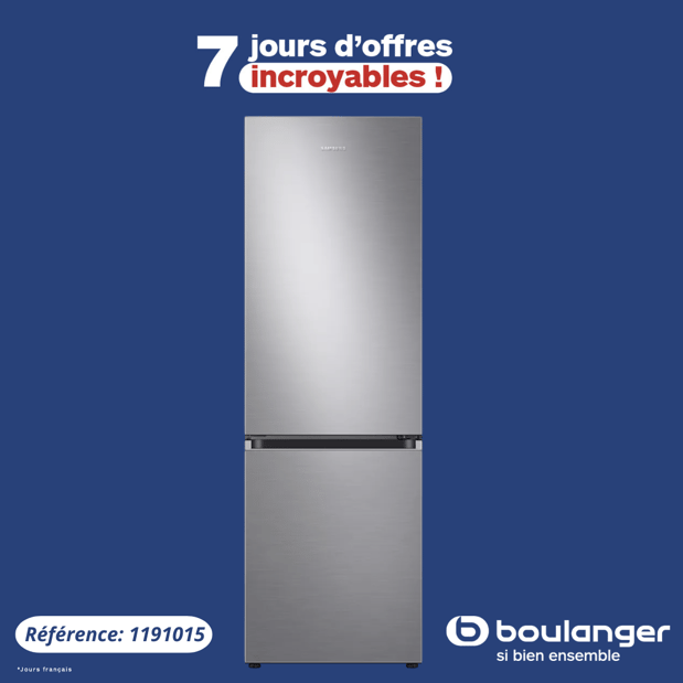 Réfrigérateur combiné SAMSUNG RB34C605CS9