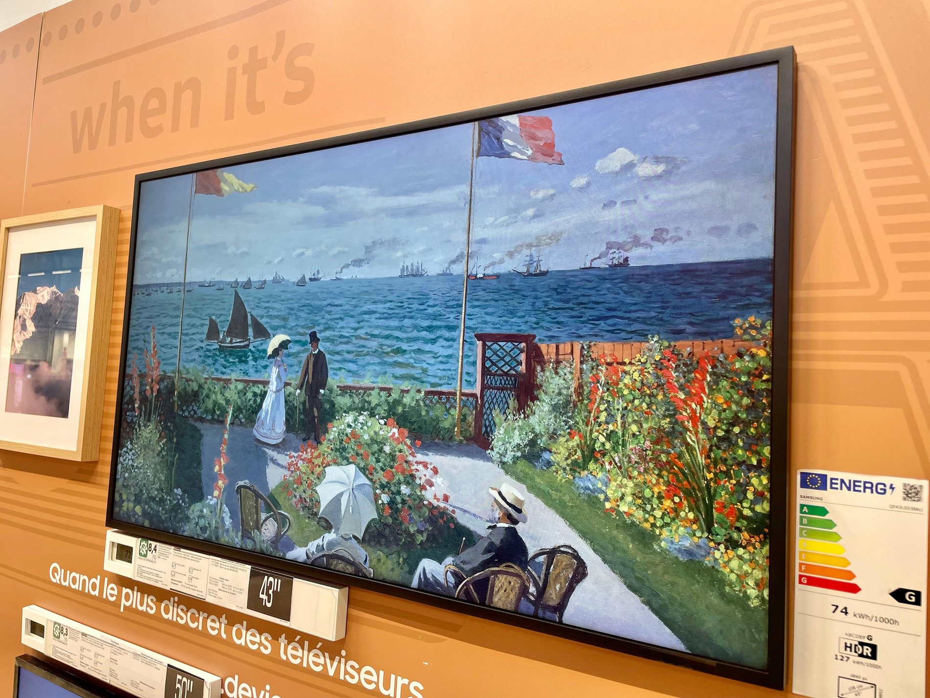 TV Samsung The Frame, TV QLED The Frame, TV Samsung tableau dans votre magasin Boulanger Saint-Nazaire