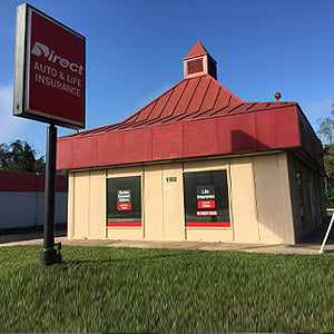 Direct Auto Insurance storefront located at  1502 North Main Street, Gainesville
