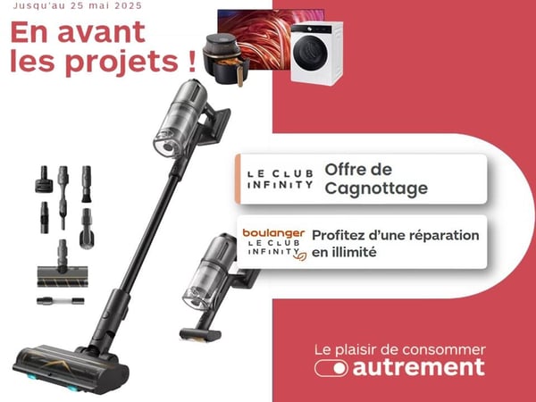 En avant les projets ! – Boostez votre ménage avec un aspirateur balai à Boulanger Châteauroux !