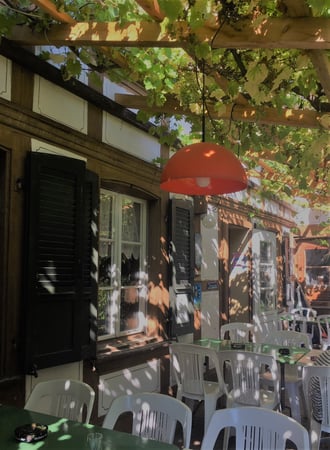 Bären Aetigkofen Gartenwirtschaft Terrasse