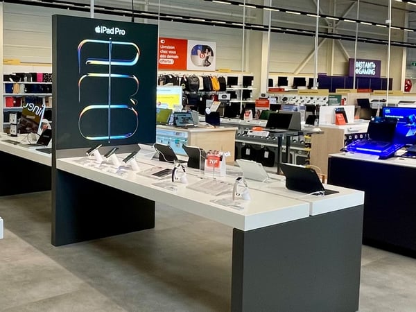 Espace Multimédia

Zone d'expérience Apple

Iphone 15, Iphone 14, Iphone 13
Iphone 15 pro, iphone 15 pro max

macbook air M2, macbook air M3
Macbook pro M3
Imac

Apple watch 9, Apple watch ultra,Apple watch SE


de votre magasin Boulanger Saint-Nazaire - Trignac