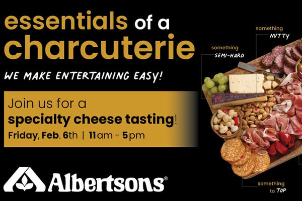 essentials of a charcuterie we make entertaining easy join us for a specialty cheese tasting friday february 6 at 11am to 5pm