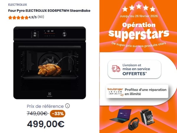 Sélection gros électroménager à  Boulanger La Rochelle Angoulins