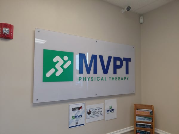 MVPT Chittenango NY Outdoor Sign inside clinic.