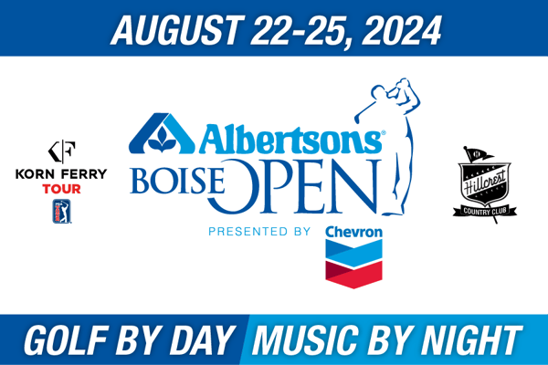 august 22nd through 25th 2024 albertsons boise open presented by chevron golf by day music by night