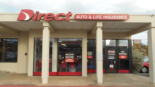 Direct Auto Insurance storefront located at  6420 Colonel Glenn Road, Little Rock