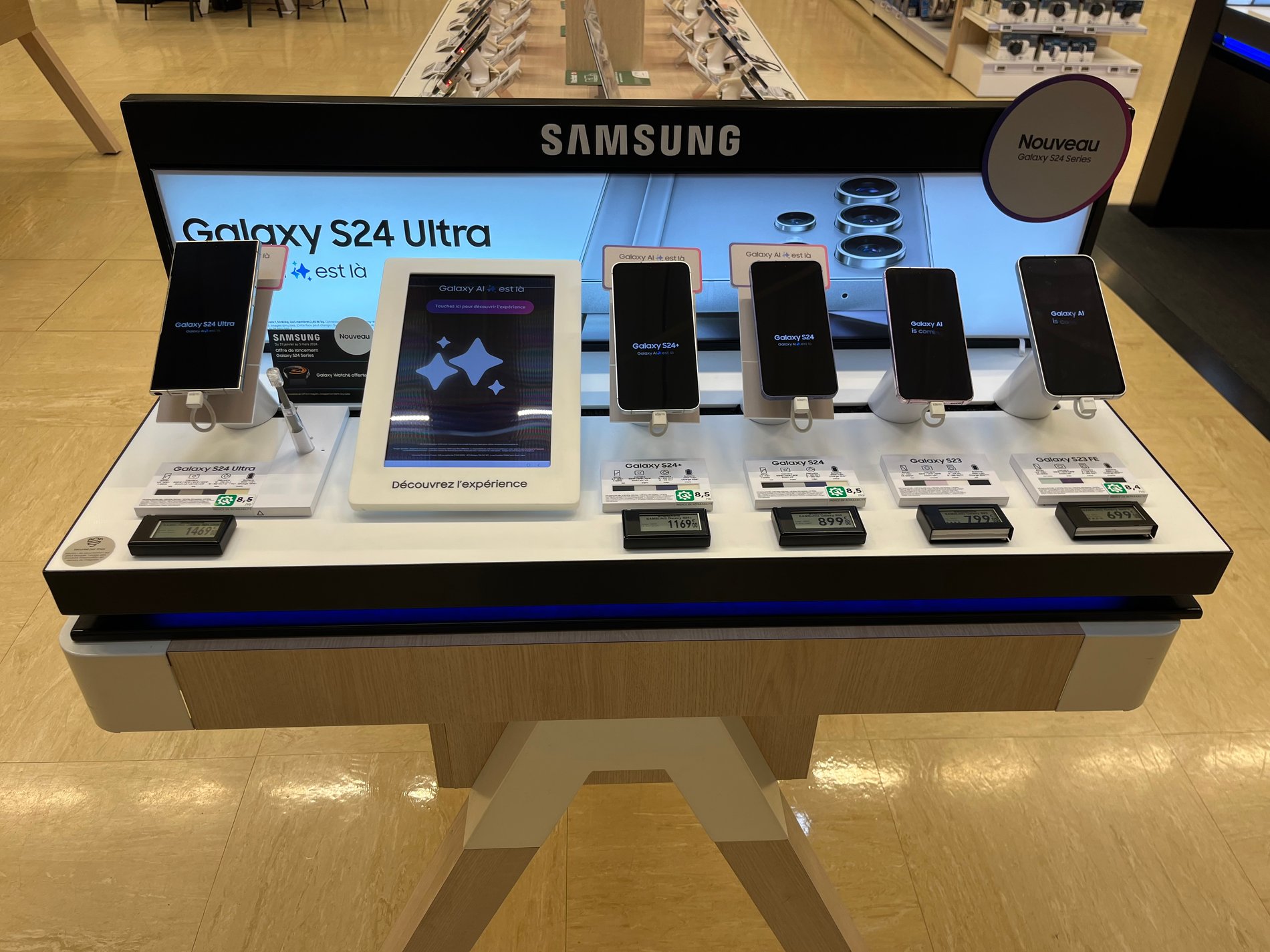 Nouveautés galaxy S24 de chez Samsung chez Boulanger Aubière