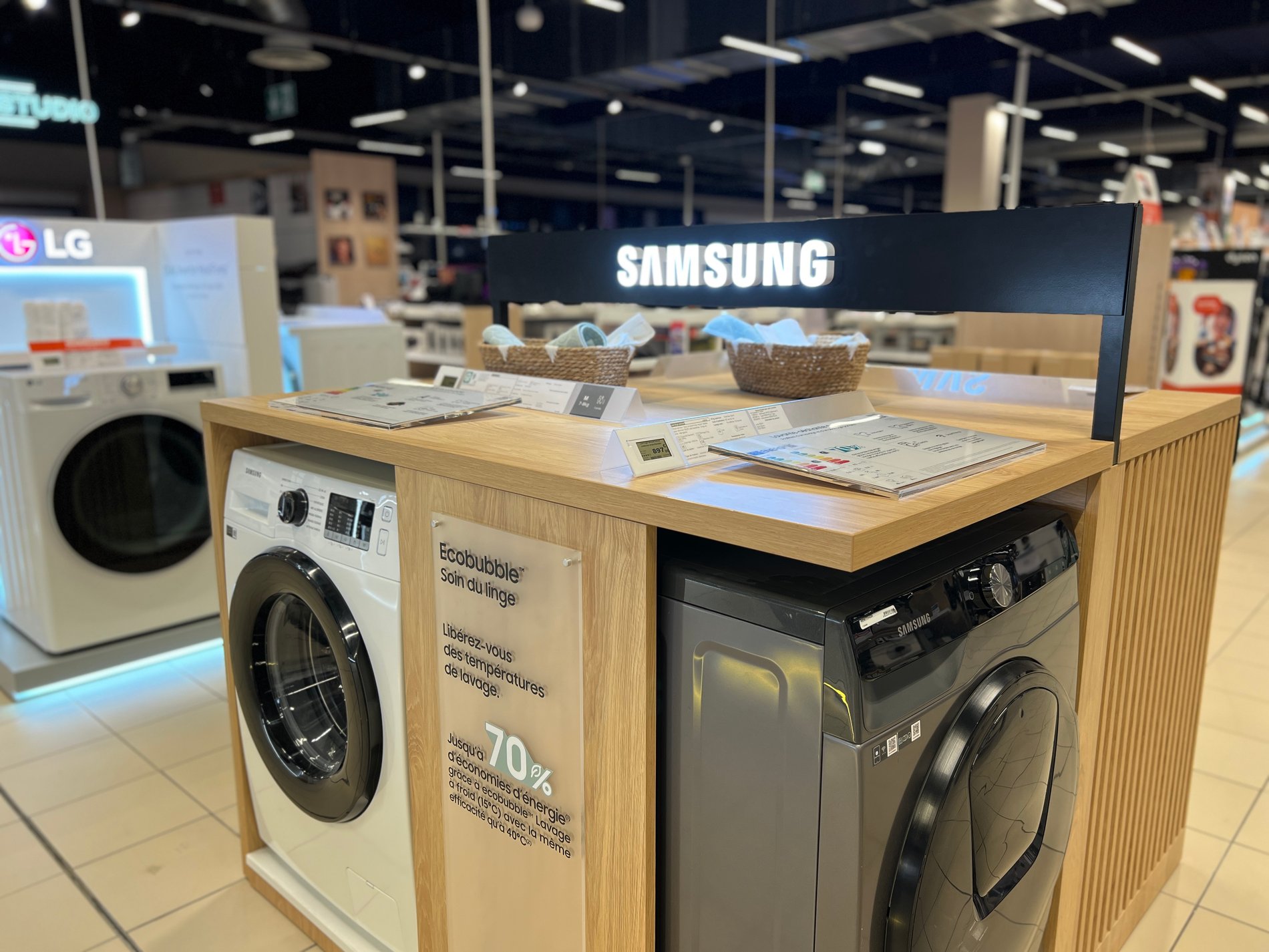 Univers lavage Samsung dans votre magasin Boulanger Nancy-Fléville