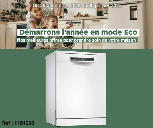 Lave vaisselle 60 cm Bosch SMS4HKW04E Serenity Serie 4 Silence Plus