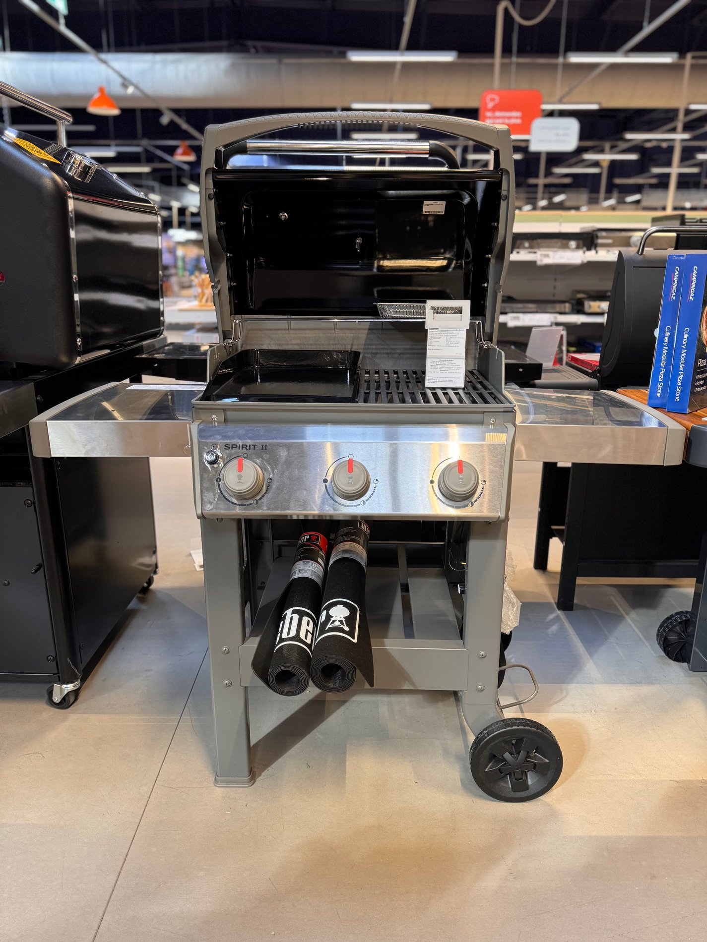 Weber poele cuisson barbecue électrique gaz charbon
